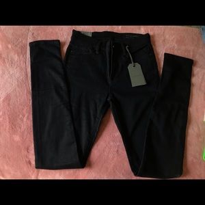 ALLSAINTS Grace Skinny Jeans Black Size 25